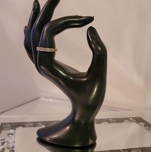 Yellow Gold and Diamond Band